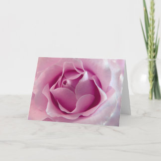 Rose Pink greeting card