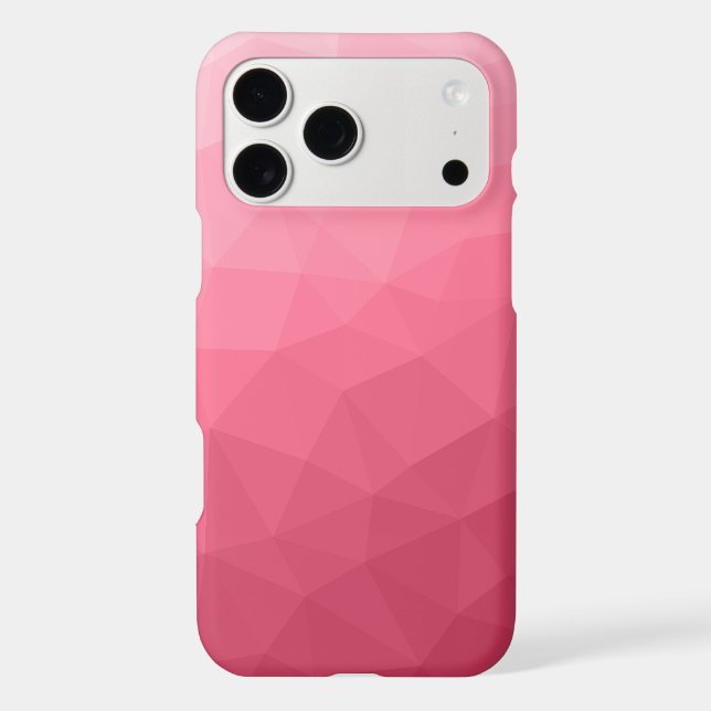 Rose pink light Gradient Geometric Mesh Pattern (Back)