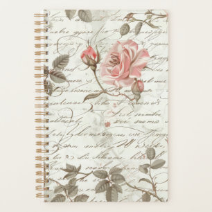 Rose Pink Notebook Planner