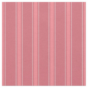 Rose Pink & Pink Stripes Fabric