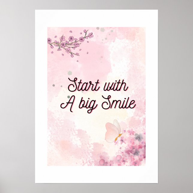 Rose pink poster (Front)