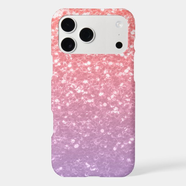 Rose pink purple lavender faux sparkles glitters (Back)