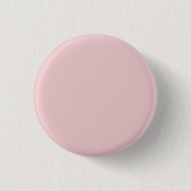 Rose Pink Solid Colour 3 Cm Round Badge (Front)