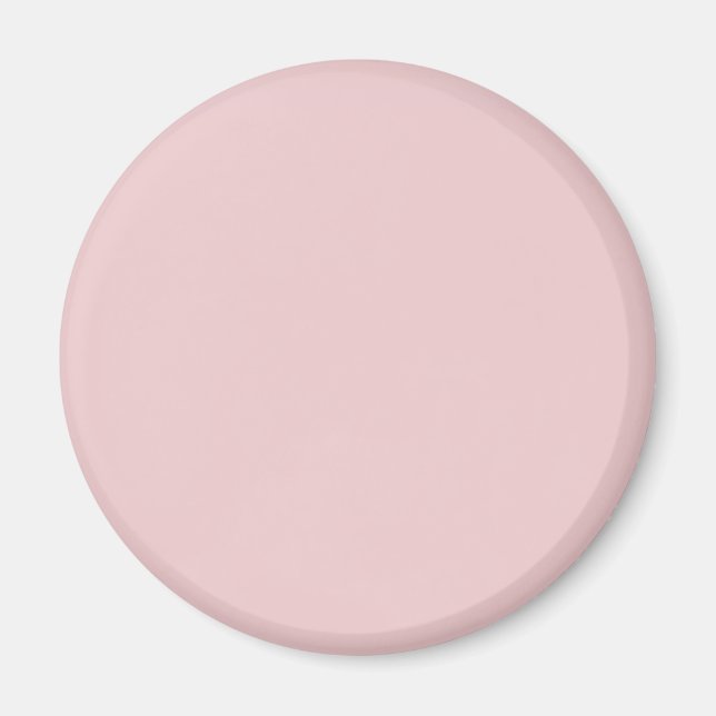 Rose Pink Solid Colour Magnet (Front)