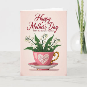 Rose Pink Sweet Mothers Day Card