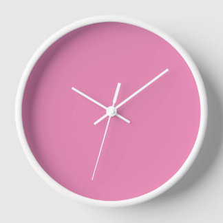 Rose Pink   Wall  Clock