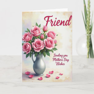 Rose Pitcher Mothers Day Card