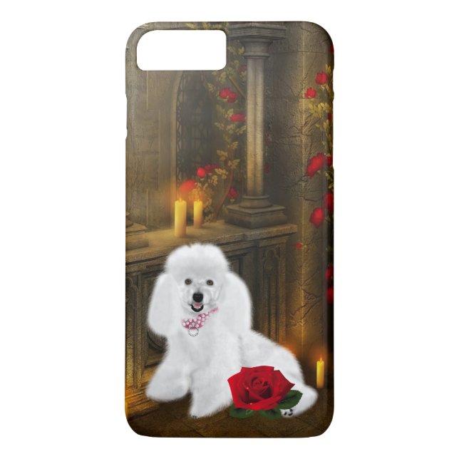Rose Poodle - iPhone 7 Plus Case (Back)