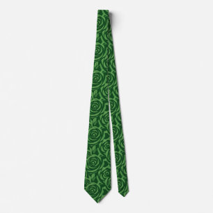 Rose Print Anniversary Commencement Tie