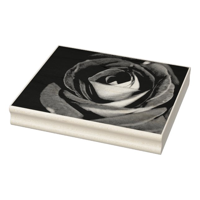 Rose Print Rubber Stamp (Stamp)