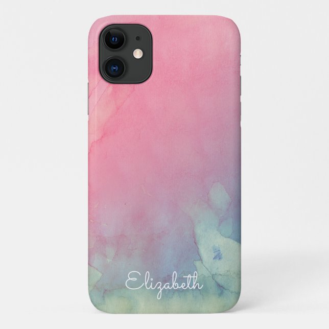 Rose Quartz and Serenity Case-Mate iPhone Case (Back)