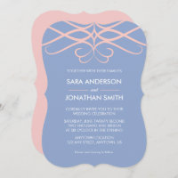 Rose Quartz & Blue, Elegant Flourishes Wedding