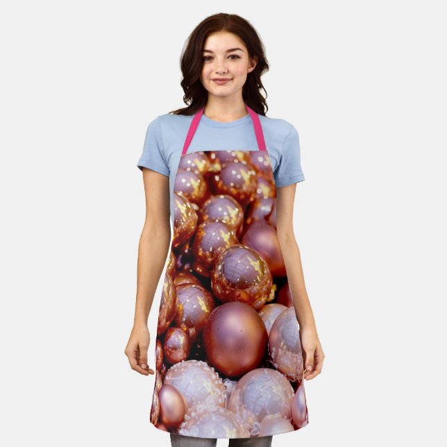 Rose Quartz Christmas Apron (Worn)