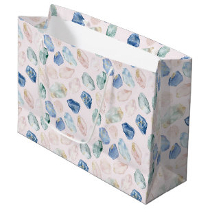 Rose Quartz Lapis Lazuli Crystals Birthday Large Gift Bag
