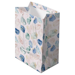 Rose Quartz Lapis Lazuli Crystals Birthday Medium Gift Bag