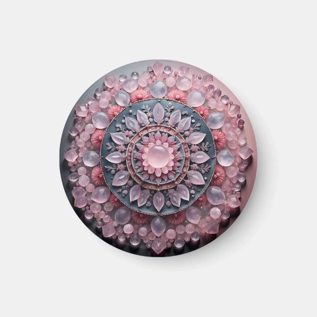 Rose Quartz Magnet (Front)