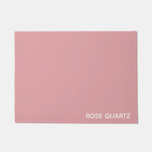Rose Quartz pink color name Doormat