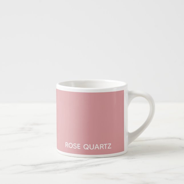 Rose Quartz pink color name Espresso Cup (Right)