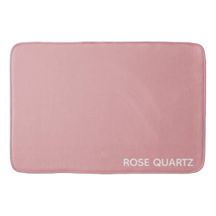 Rose Quartz pink colour name Bath Mat