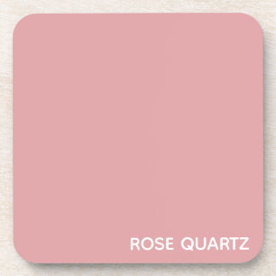 Rose Quartz pink colour name Coaster