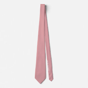Rose Quartz pink colour name Tie
