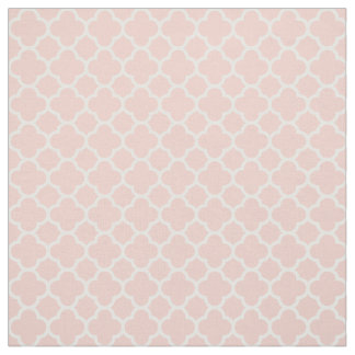 Rose Quartz Pink Coral 2016 Quatrefoil Pattern Fabric