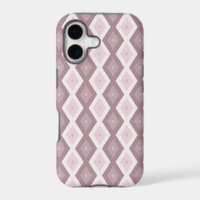 Rose quartz pink diamond pattern