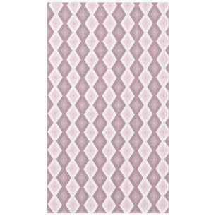Rose quartz pink diamond pattern tablecloth