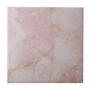 Rose Quartz Pink Marble Ceramic Tile