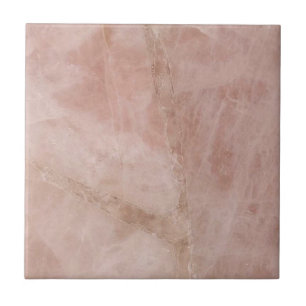 Rose Quartz Pink Marble Ceramic Tile