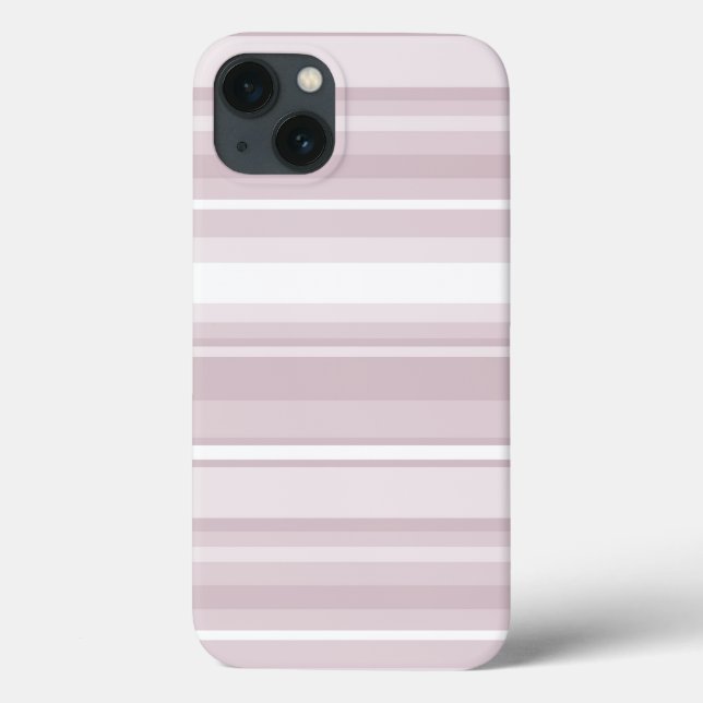 Rose quartz pink stripes Case-Mate iPhone case (Back)