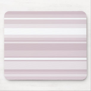 Rose quartz pink stripes mouse pad