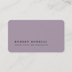Rose Quartz Platinum Grey Stylish Minimalist Business Card