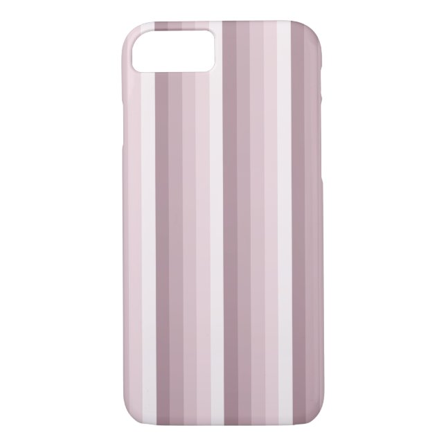 Rose quartz shadow stripes Case-Mate iPhone case (Back)
