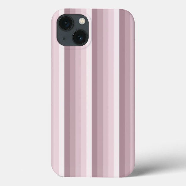 Rose quartz shadow stripes Case-Mate iPhone case (Back)