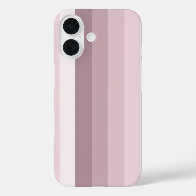 Rose quartz shadow stripes Case-Mate iPhone case (Back)