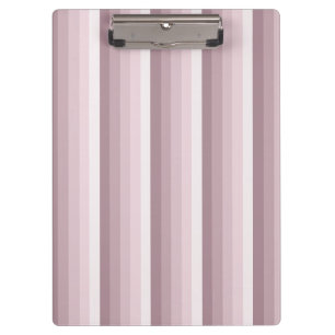 Rose quartz shadow stripes clipboard