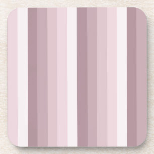 Rose quartz shadow stripes coaster