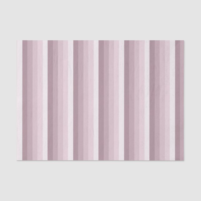 Rose quartz shadow stripes tissue paper (Front)