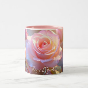 Rose Queen (iridescent edition) Two-Tone Coffee Mug