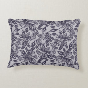 Rose Rectangle Accent Pillow