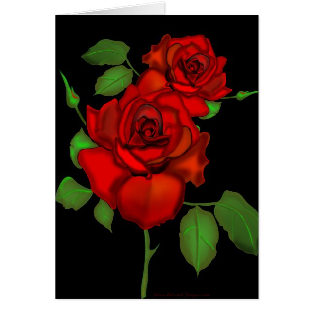 Rose Red Illustration (Front)