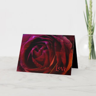 *'Rose Red' - Love Does card