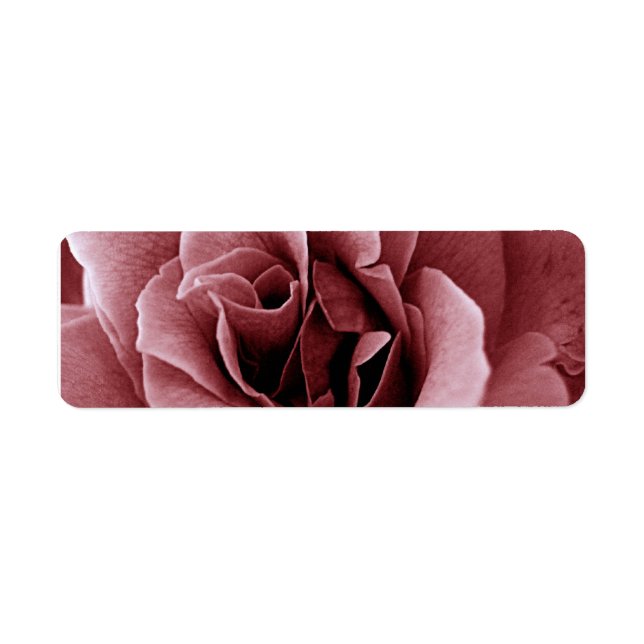 Rose Return Address Label (Front)