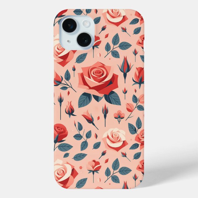 Rose Rhapsody Pattern Case-Mate iPhone Case (Back)