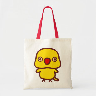 Rose-ringed parakeet / Lutino female Tote Bag