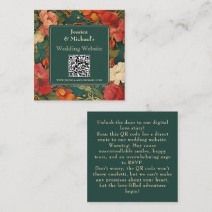 🌹 Rose Romance: Art Nouveau Splendour Enclosure Card