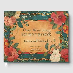 🌹 Rose Romance: Art Nouveau Splendour Guest Book