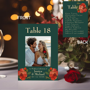 Rose Romance: Art Nouveau Splendour Table Number