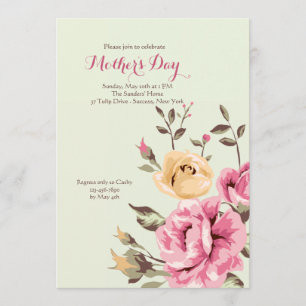 Rose Romance Invitation